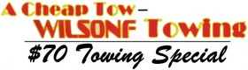 A Cheap Tow-Wilson F Towing