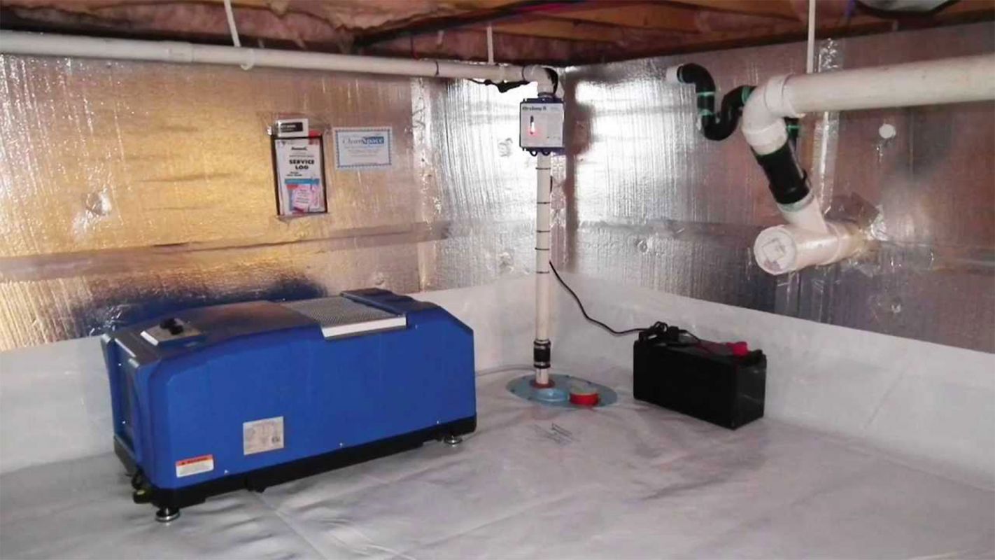 Basement Waterproofing System and Crawl Space Bristol PA