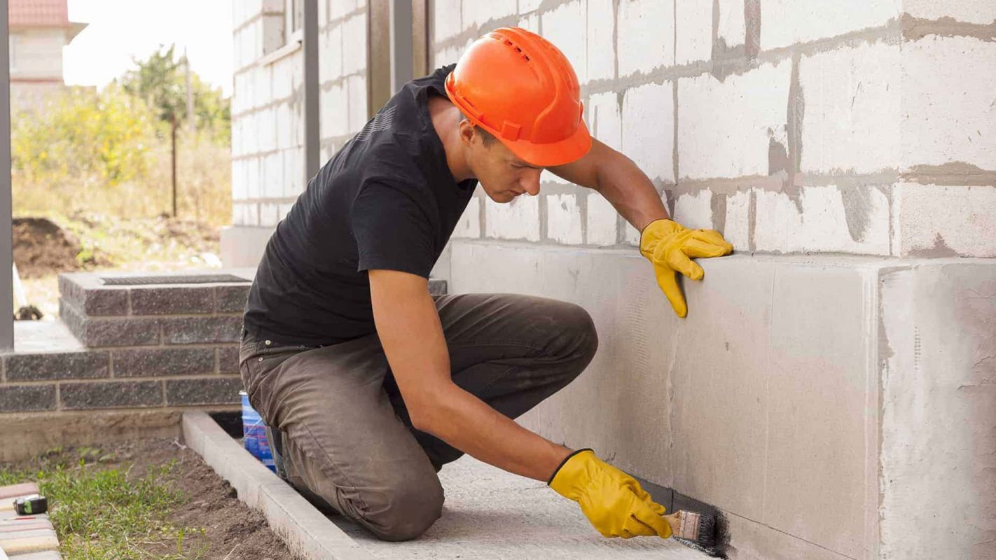 Exterior Basement Waterproofing Cape Cottages NC