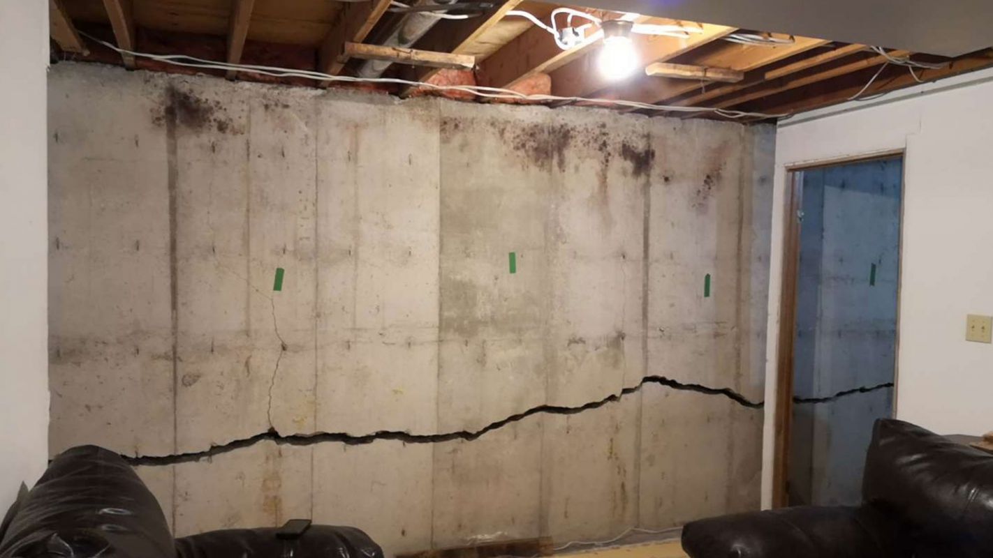 Basement Walls Crack Repair Leland NC